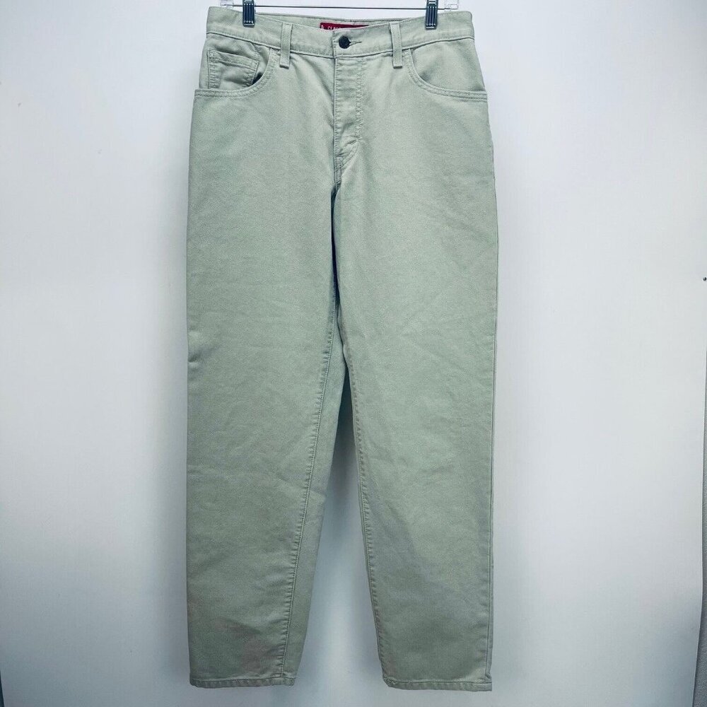 Vintage Levi’s 550 Jeans Sz 10M Relaxed Fit Womens Light Wash Tapered Leg Beige